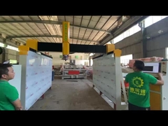 Büyük iş parçası için çalışma masası olmadan köprü tipi CNC Taş gravür makinesi