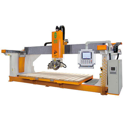 Özel 5 Eksenli CNC Taş Kesme Makinesi Orta / Küçük Taş Üreticileri için 18.5KW