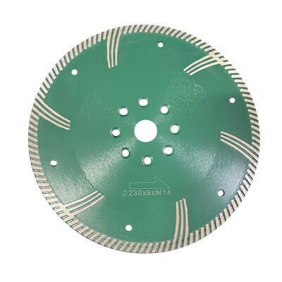 Turbo Disk Mermer Granit Kuvars Döşeme ve Kesim için Elmas Çakma Disk