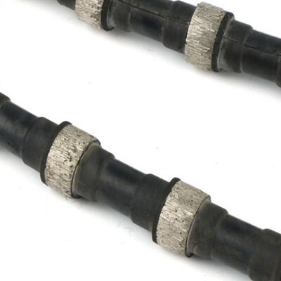 Mercekler Diametresi 11.5 mm Elmas Tel Çakmak Elmas Kesme İpi Granit Madenliği İçin