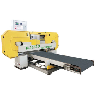 Mermer Granit Büyük Blok Kesme Makinesi Yatay Şerit Testere Kesme Makinesi